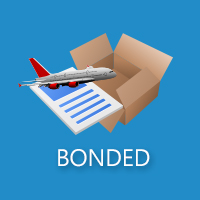 Domestic air freight of bonded and customs transferring cargo